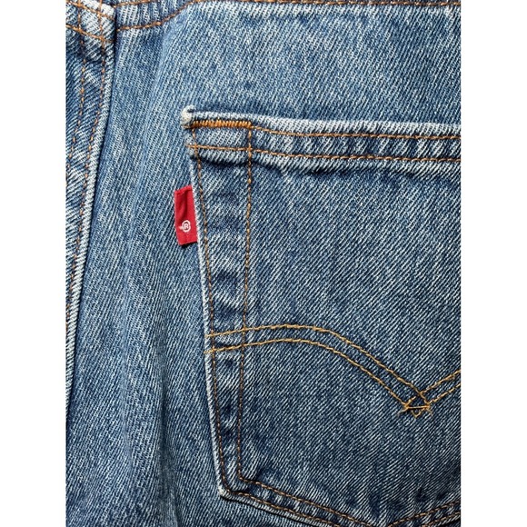 Levi's 501 Jeans Button Fly Straight Leg Denim Classic Fit Mens Size - Picture 3 of 9